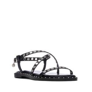 NEW XTI women's pu strap sandal in black